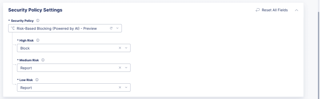 Figure: Risk-Based Blocking