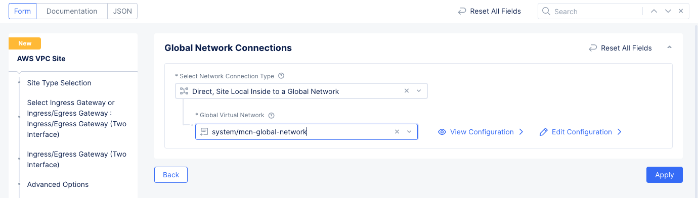 Figure: Global Network Connections
