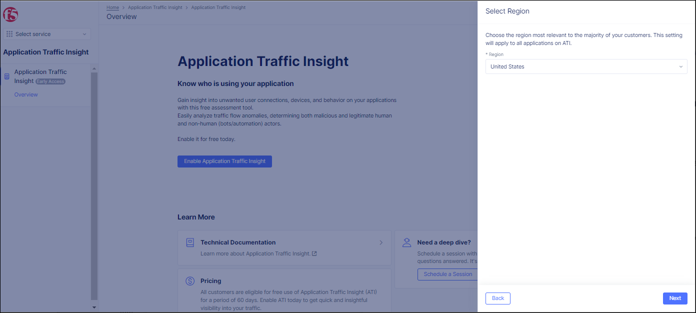 Figure: Select Region