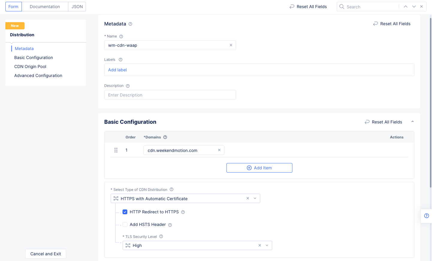 Figure: Distribution of Type HTTPS with Automatic Certficate