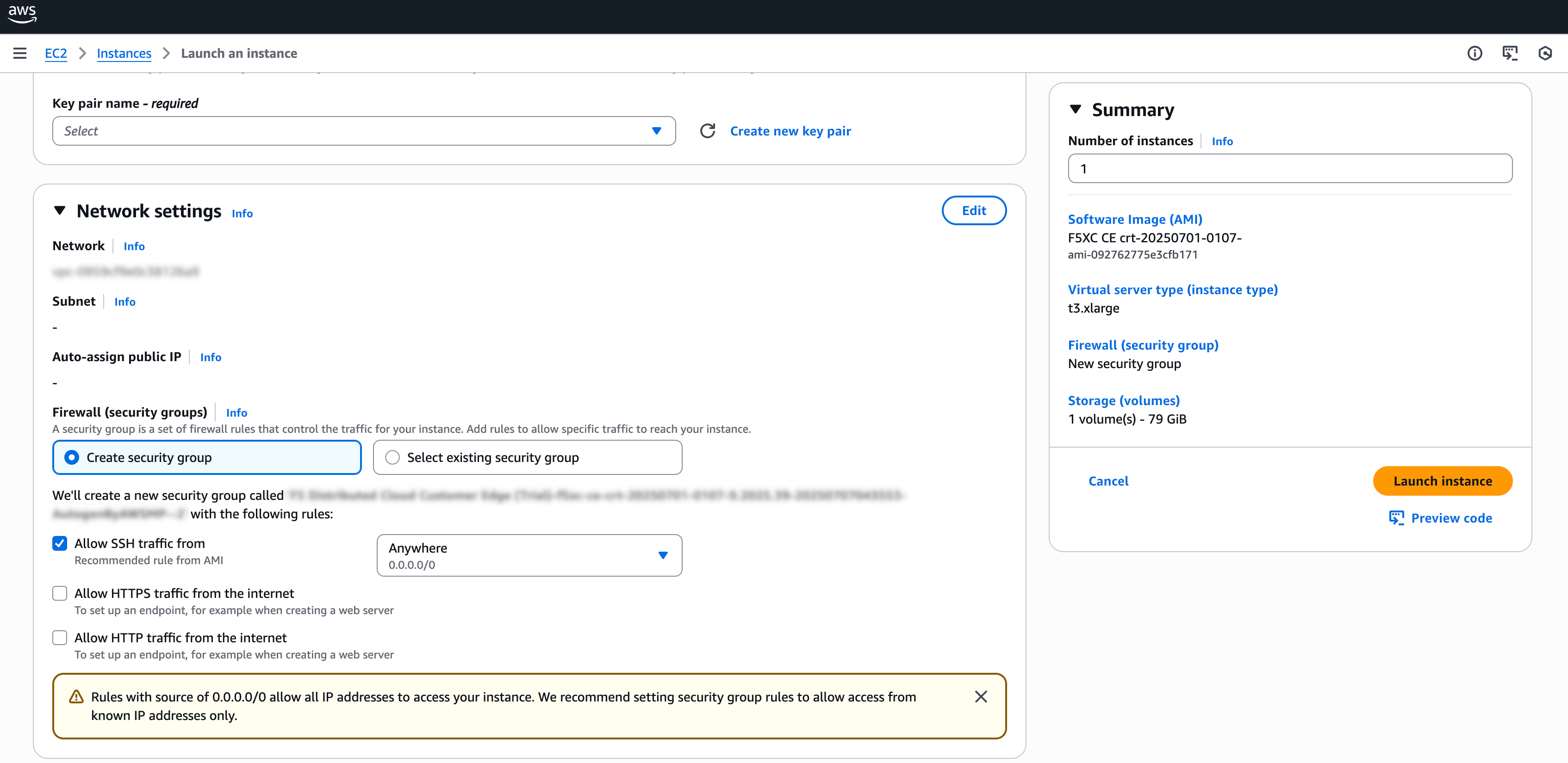 Figure: Add Security Group