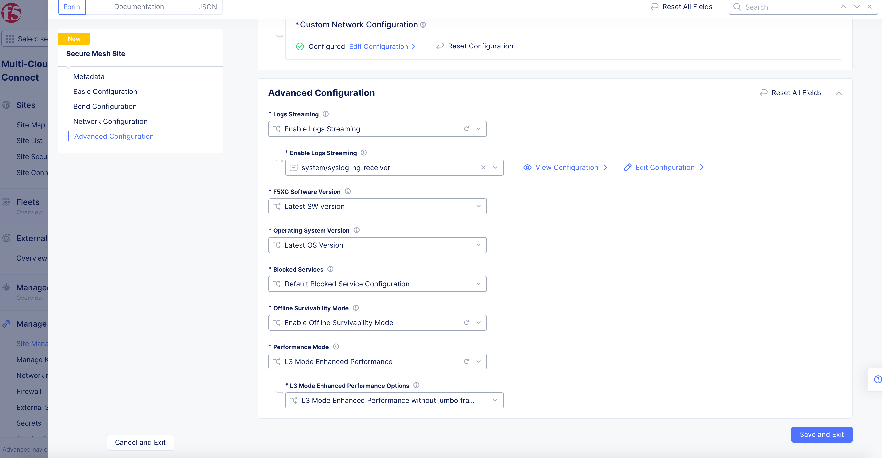 Figure: Advanced Features